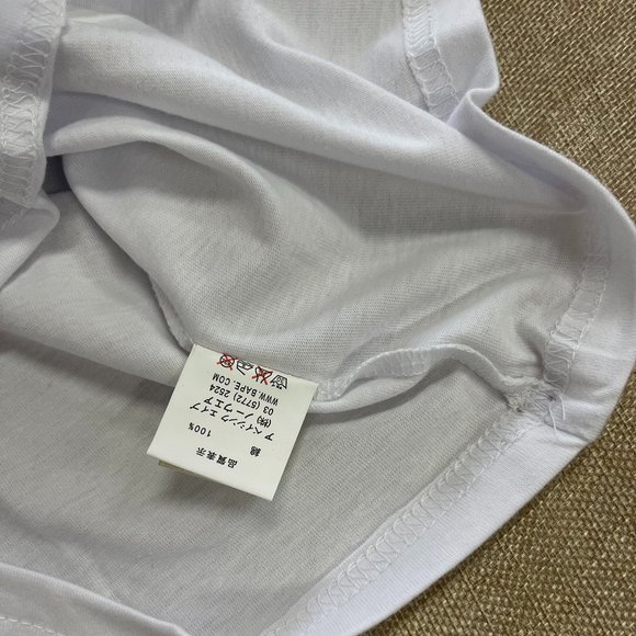 Bape shark white t-shirt White Size M - Picture 6 of 7
